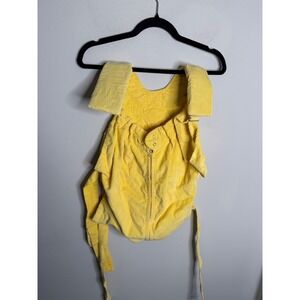 Vintage Snugli Baby Carrier Yellow Corduroy 100% Cotton Retro Kids